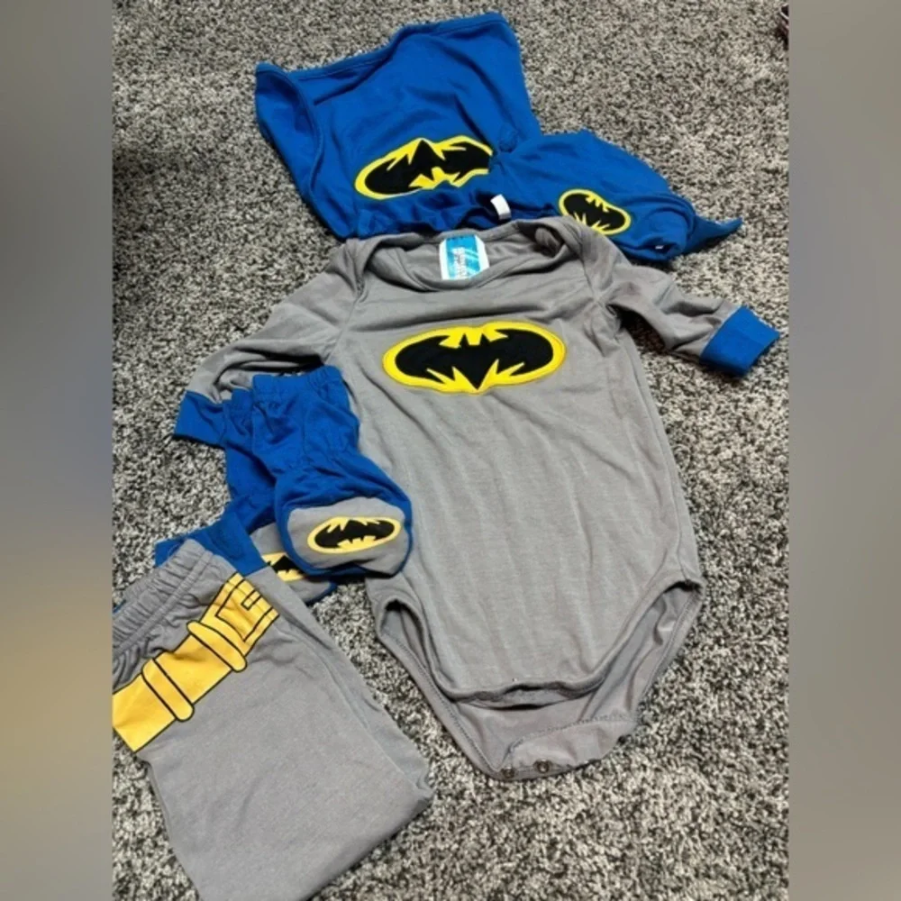 Batman Kids Costume Set - Gray and Blue